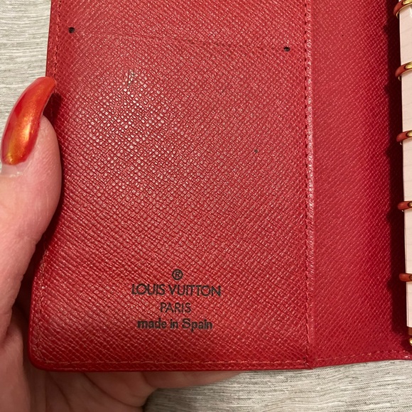 Louis Vuitton Red Epi PM Agenda - Picture 5 of 11